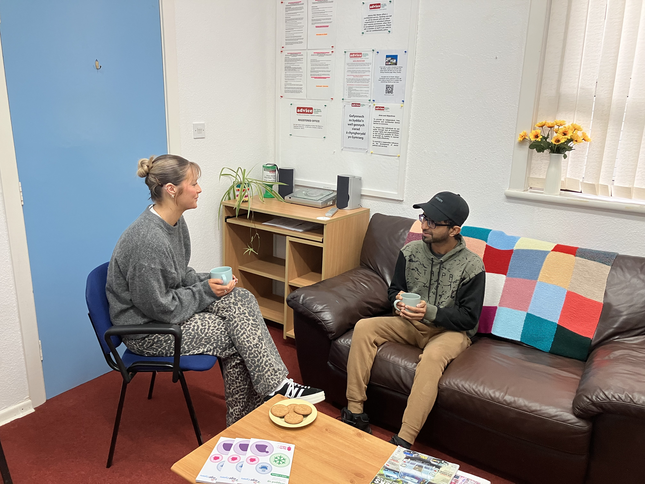 Advice center consultation